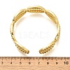 Brass Cuff Bangles for Women BJEW-U018-02G-5