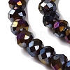 Baking Electroplate Glass Beads Strands DGLA-A039-J10mm-B20-3