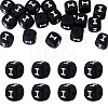 20Pcs Food Grade Eco-Friendly Silicone Beads SIL-TADJ0001-04I-1