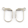 Tarnish Resistant 201 Stainless Steel Leverback Earrings Findings STAS-R064-44-1