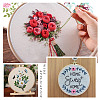 Plastic Imitation Bamboo Cross Stitch Embroidery Hoops TOOL-TADJ0001-03C-7