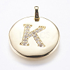 Brass Pendants KK-K218-K01-1