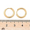 Ion Plating(IP) 304 Stainless Steel Huggie Hoop Earrings EJEW-F111A-14mm-G-3