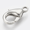 304 Stainless Steel Lobster Claw Clasps STAS-T033-25D-2