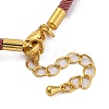 Nylon Cords Bracelet Makings Fit for Connector Charms AJEW-P116-02G-19-2
