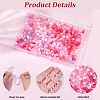 96G 8 Colors Imitation Cat Eye Glass Cylinder Seed Beads GLAA-SC0003-20B-6