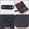 Rectangle Leather Credit Card Wallets for Women Men AJEW-WH20001-31C-6