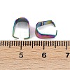 304 Stainless Steel Snap On Bails STAS-C135-01C-RC-3