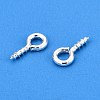 Brass Screw Eye Pin Peg Bails KK-A171-23S-3