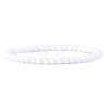 4MM Natural White Jade Stretch Bracelets RP2095-8-1