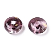 Electroplate Transparent Colours Rainbow with Glitter Powder Glass Seed Beads SEED-T007-04A-2