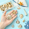 32Pcs 16 Styles Plating Acrylic Pendants OACR-CJ0002-45-4