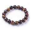 Natural Tiger Eye Beads Stretch Bracelets BJEW-F380-01-C18-1