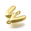 Brass Connector Charms KK-P295-01G-W-2