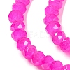 Baking Electroplate Glass Beads Strands X-DGLA-A039-J4mm-B24-3