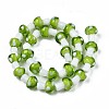Mushroom Handmade Lampwork Beads Strands LAMP-R116-09A-2