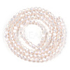 Opaque Solid Color Electroplate Glass Beads Strands EGLA-A039-P2mm-B06-3
