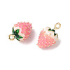 Alloy Enamel Pendants X-PALLOY-T094-04C-06-2