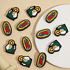 12Pcs 2 Style Food Grade Eco-Friendly Silicone Beads SIL-CA0001-67-4