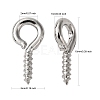 Iron Screw Eye Pin Peg Bails X-IFIN-S699-01A-P-NF-2