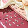 60Pcs 6 Styles Tibetan Style Alloy Connector Charms FIND-CJ0002-21-5