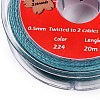 2-Ply Round Waxed Cotton Thread Cords YC-T004-01A-17-2