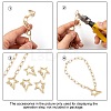 Brass Micro Pave Clear Cubic Zirconia Screw Carabiner Lock Charms ZIRC-L085-06G-4