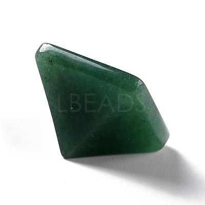 Natural Green Aventurine Cabochons G-G759-Y15-1