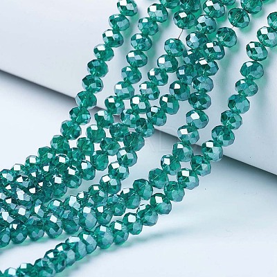 Electroplate Glass Beads Strands EGLA-A034-T1mm-A18-1