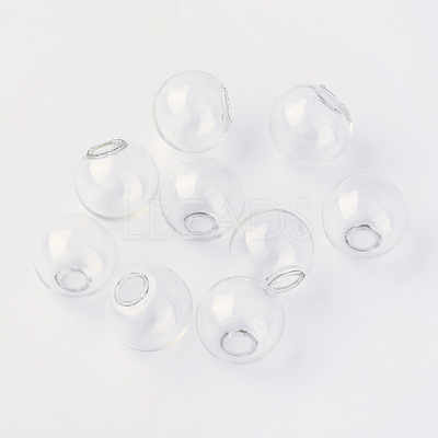 Round Mechanized One Hole Blown Glass Globe Ball Bottles X-BLOW-R001-18mm-1