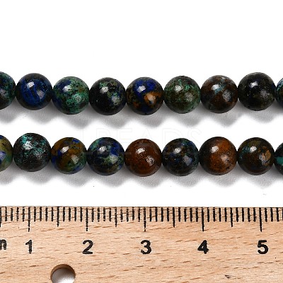 Natural Azurite Beads Strands G-P568-A02-01-1