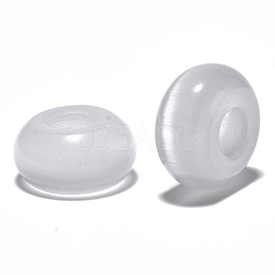 Cat Eye European Beads X-G-S359-071E-1