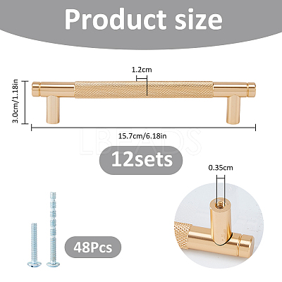 Aluminium Alloy Drawer Pull Handles FIND-WH0141-089G-1
