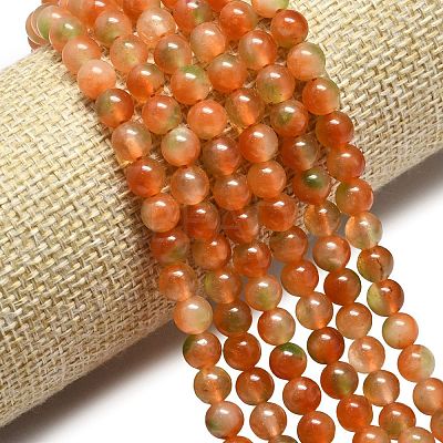Natural Malaysia Jade Beads Strands G-L645-C01-6mm-29-1