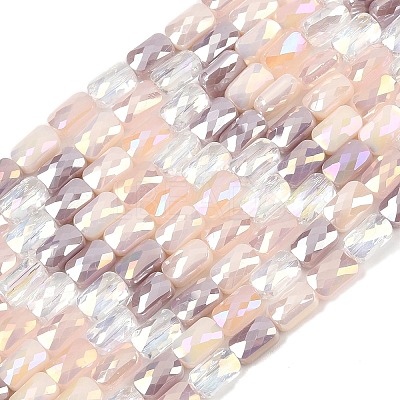 Electroplate Glass Beads Strands EGLA-D300-05-09-1