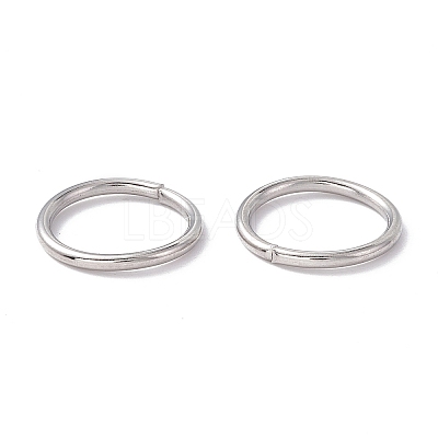 Non-Tarnish 304 Stainless Steel Open Jump Rings STAS-C040-01D-P-1