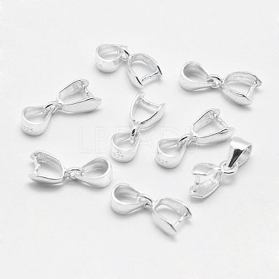 925 Sterling Silver Pendant Bails STER-E050-10S-1