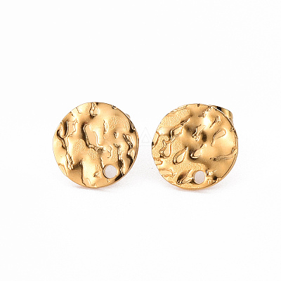 304 Stainless Steel Stud Earring Findings X-STAS-T052-38B-G-1