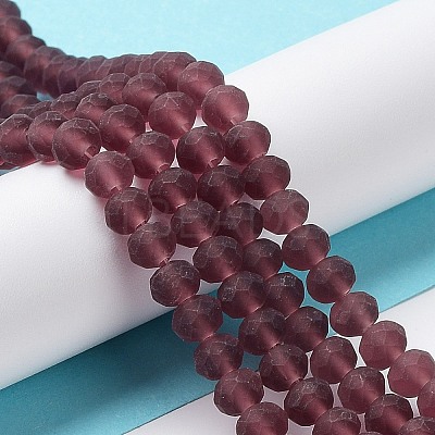 Transparent Glass Beads Strands EGLA-A044-T2mm-MD13-1
