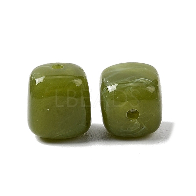 Opaque Acrylic Beads X-OACR-D320-01Q-1