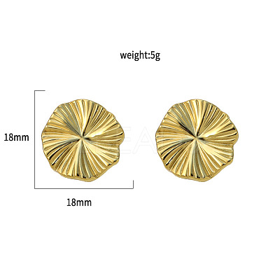 304 Stainless Steel Stud Earrings FS-WGCA6E2-01-1