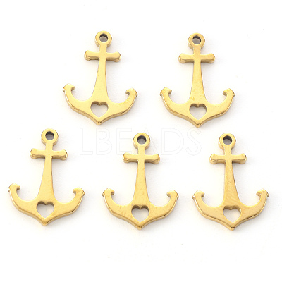 PVD Vacuum Plating 304 Stainless Steel Charms X-STAS-N092-100G-1