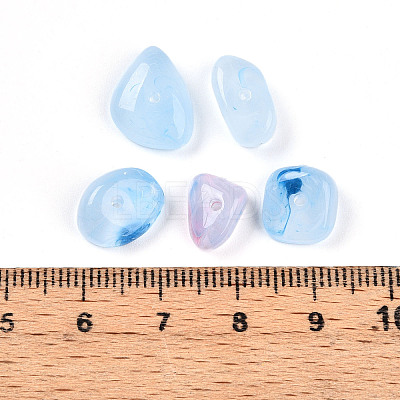 Transparent Acrylic Beads TACR-T028-39H-1