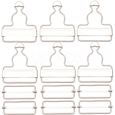 6Bags Adjustable Alloy Buckle FIND-CP0003-92B-1