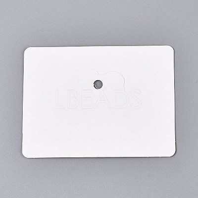 Fold Over Cardboard Paper Jewelry Display Cards for Necklace Storage CDIS-N004-15-1