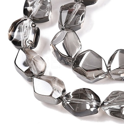 Electroplate Glass Beads Strands EGLA-T021-10L-1