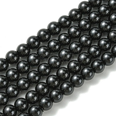 Eco-Friendly Dyed Glass Pearl Round Beads Strands LS-HY-A002-6mm-RB080-1