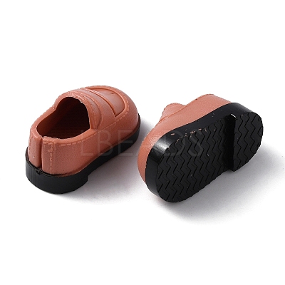 Plastic Doll  Shoes AJEW-WH0348-05D-1