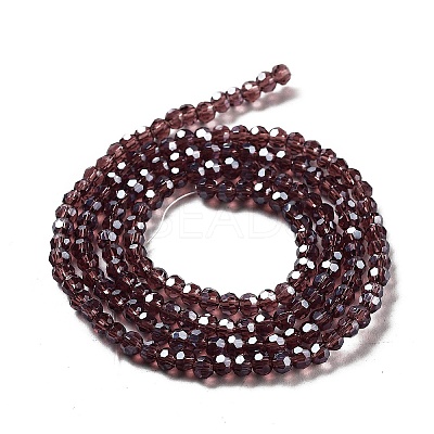 Electroplate Transparent Glass Beads Strands LS-EGLA-A035-T3mm-A13-1