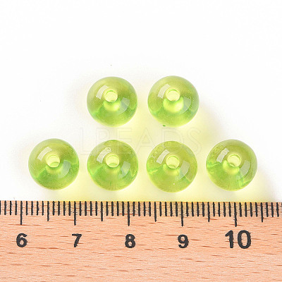 Transparent Acrylic Beads X-MACR-S370-A10mm-729-1